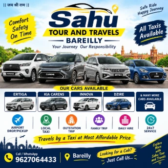 Sahu tour and travels Bareilly 11